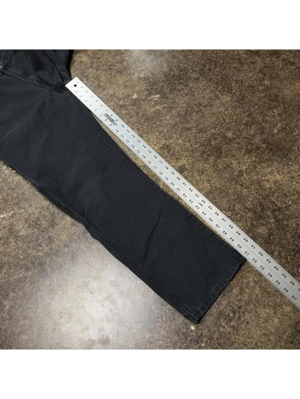 Vintage Dickies Black Work Pants 36x32 Carpenter Utility Workwear